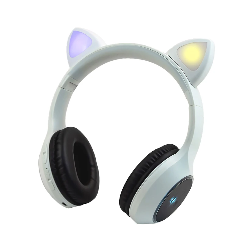 兒童頭戴有線(xiàn)貓耳 耳機
